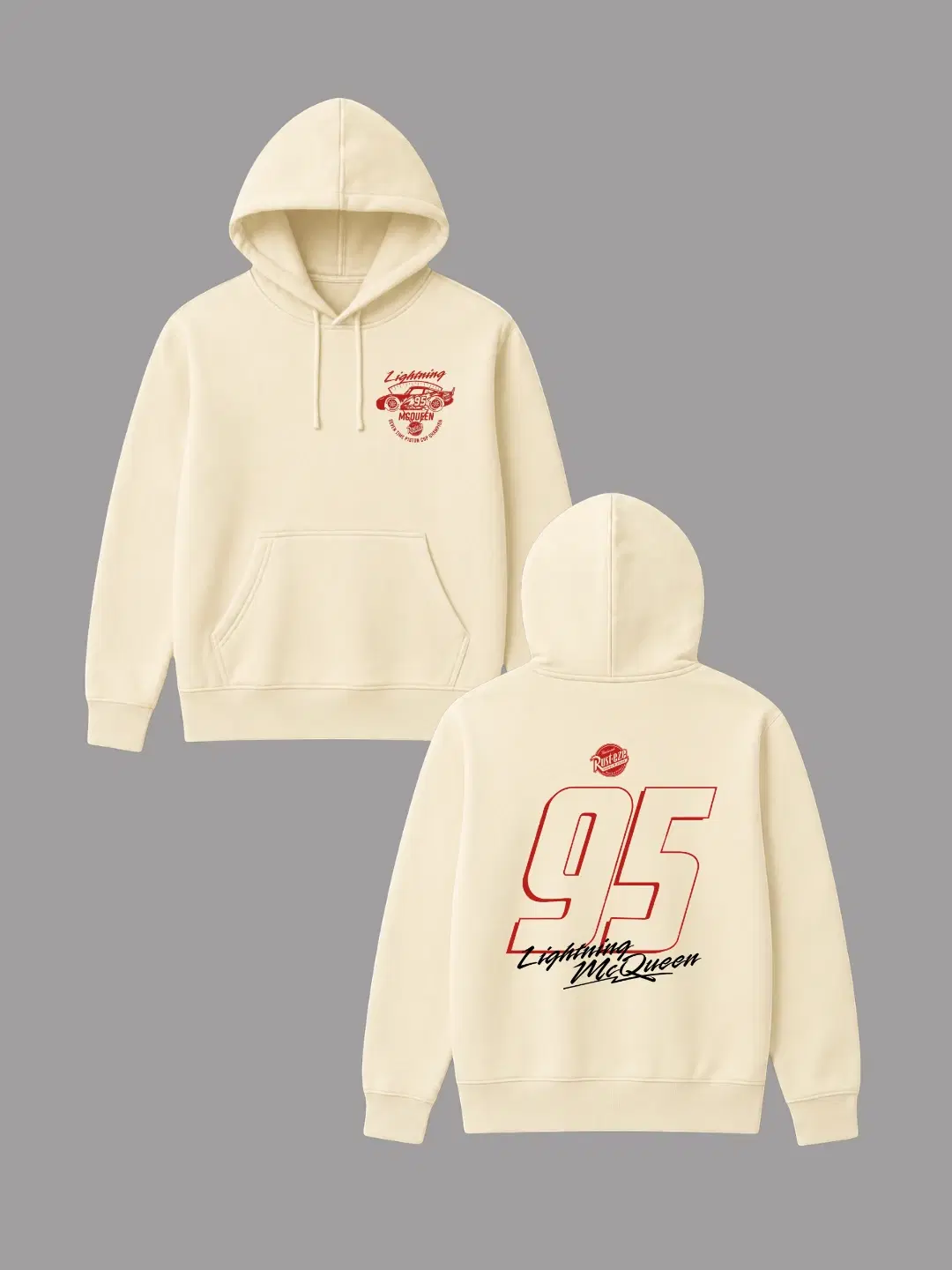 Buzo Vainilla Cars 95 – Lightning McQueen