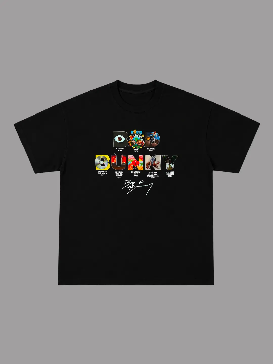 Camiseta Bad Bunny Personajes