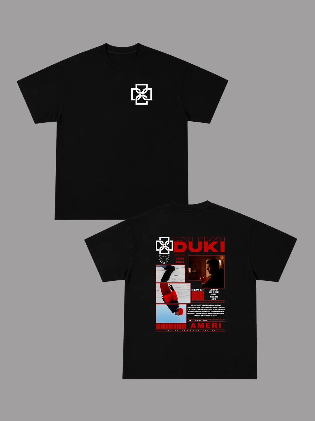 Camiseta Duki Ameri Rojo