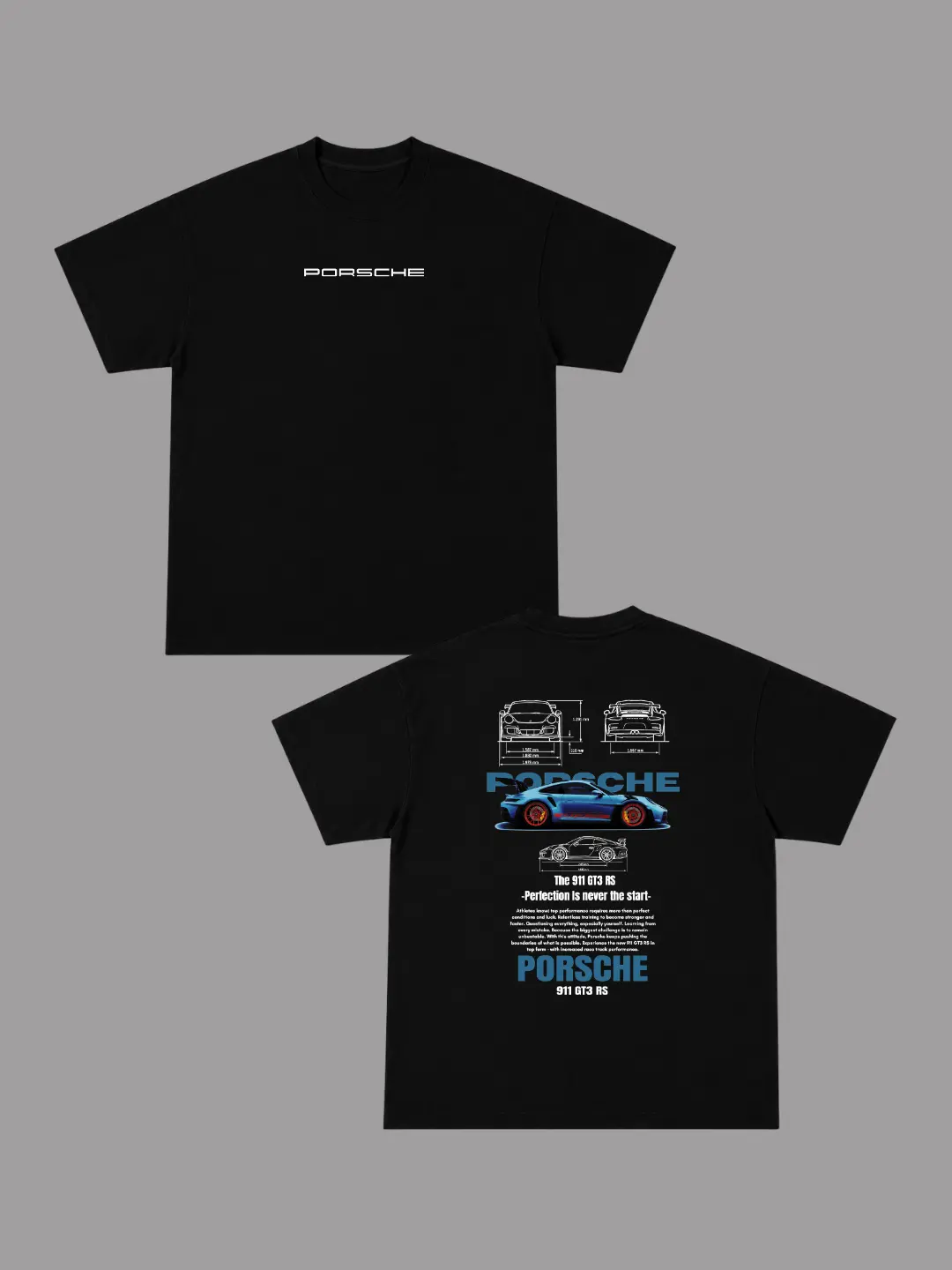 Camiseta Porsche 911 Azul