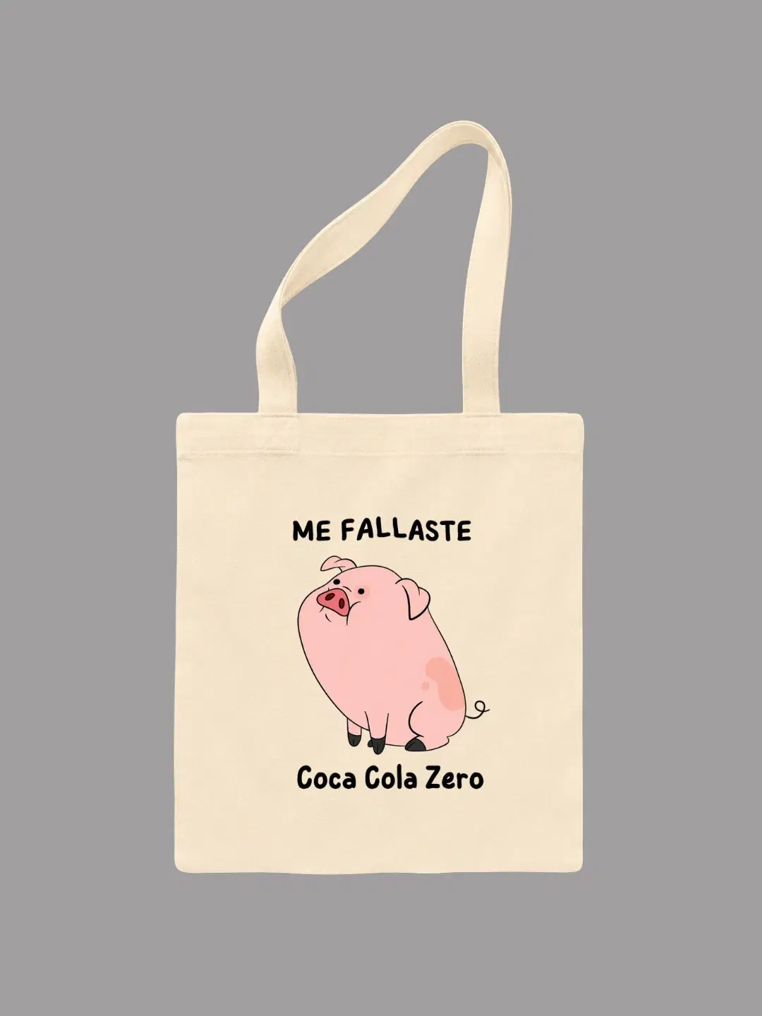 Tote Bag “Me fallaste, Coca-Cola Zero”