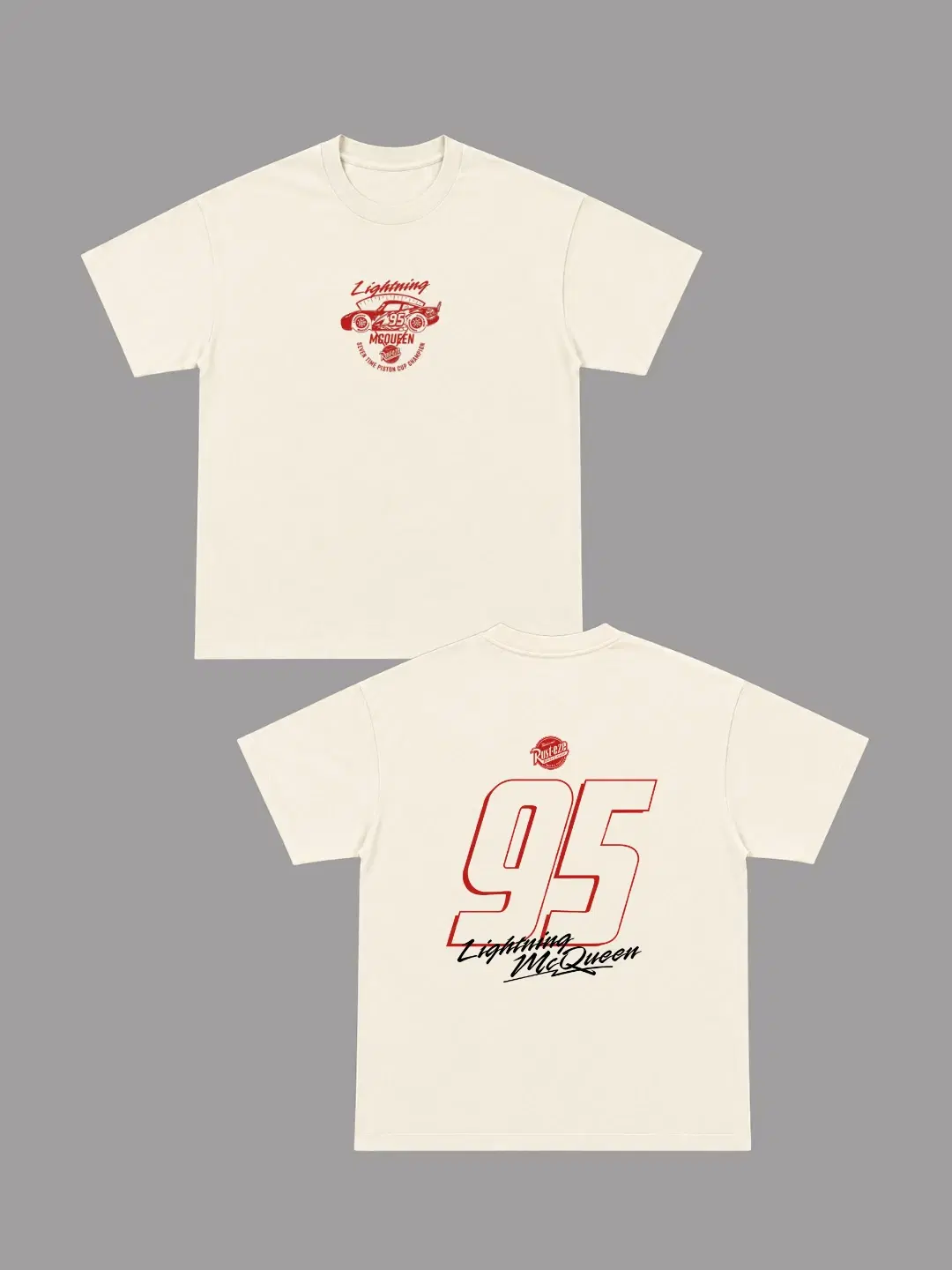 Camiseta Vainilla Lightning McQueen 95 – Racing Edition