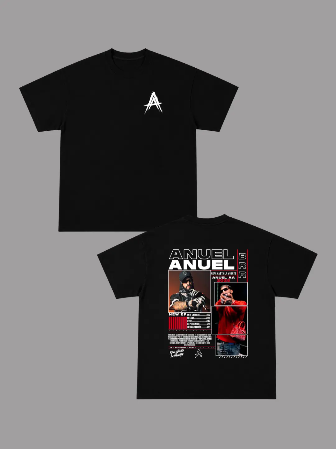 Camiseta Anuel AA Doble Retrato