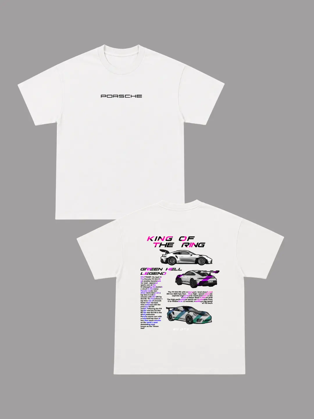 Camiseta Porsche King of the Ring