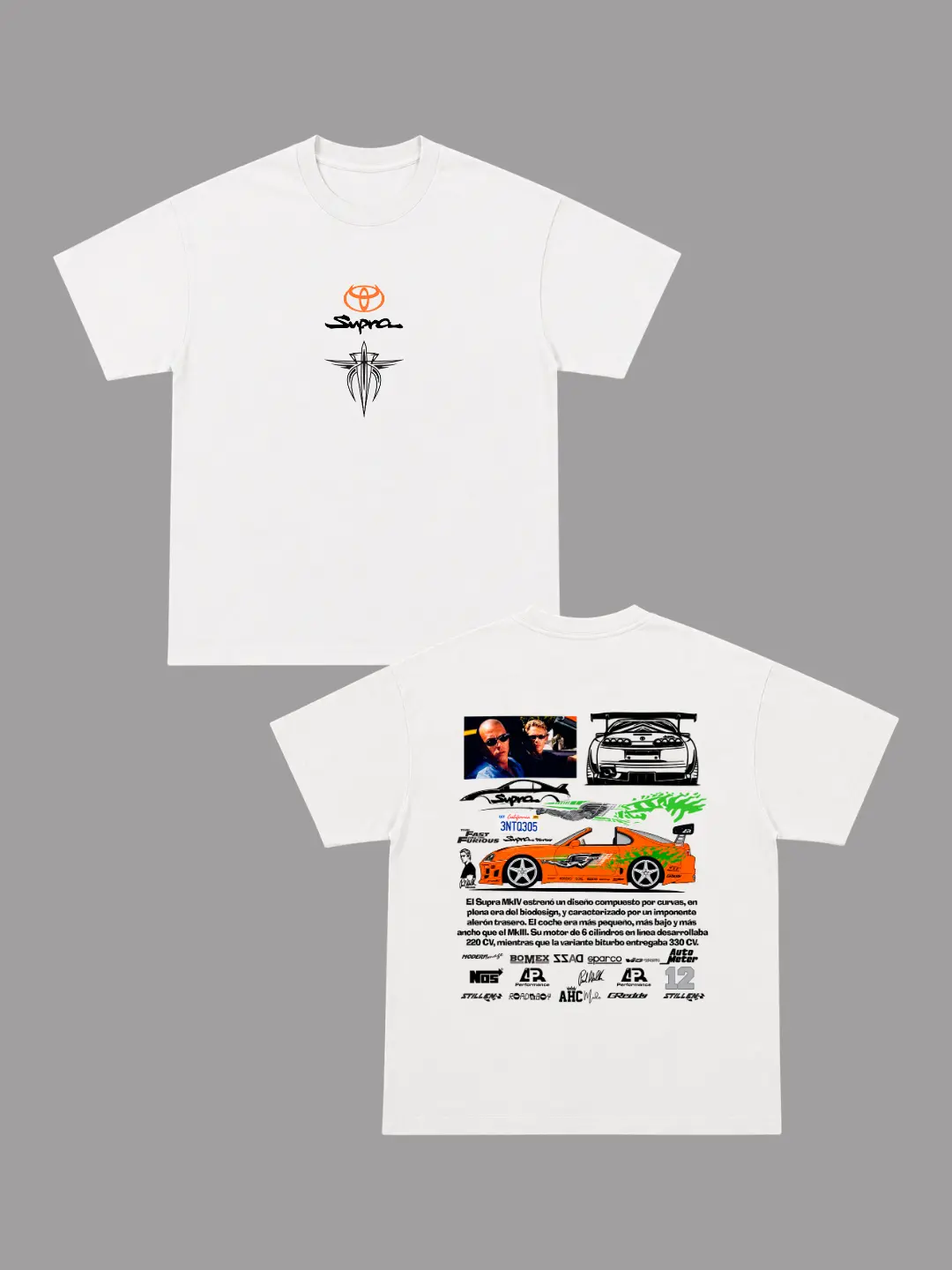 Camiseta Supra Naranja