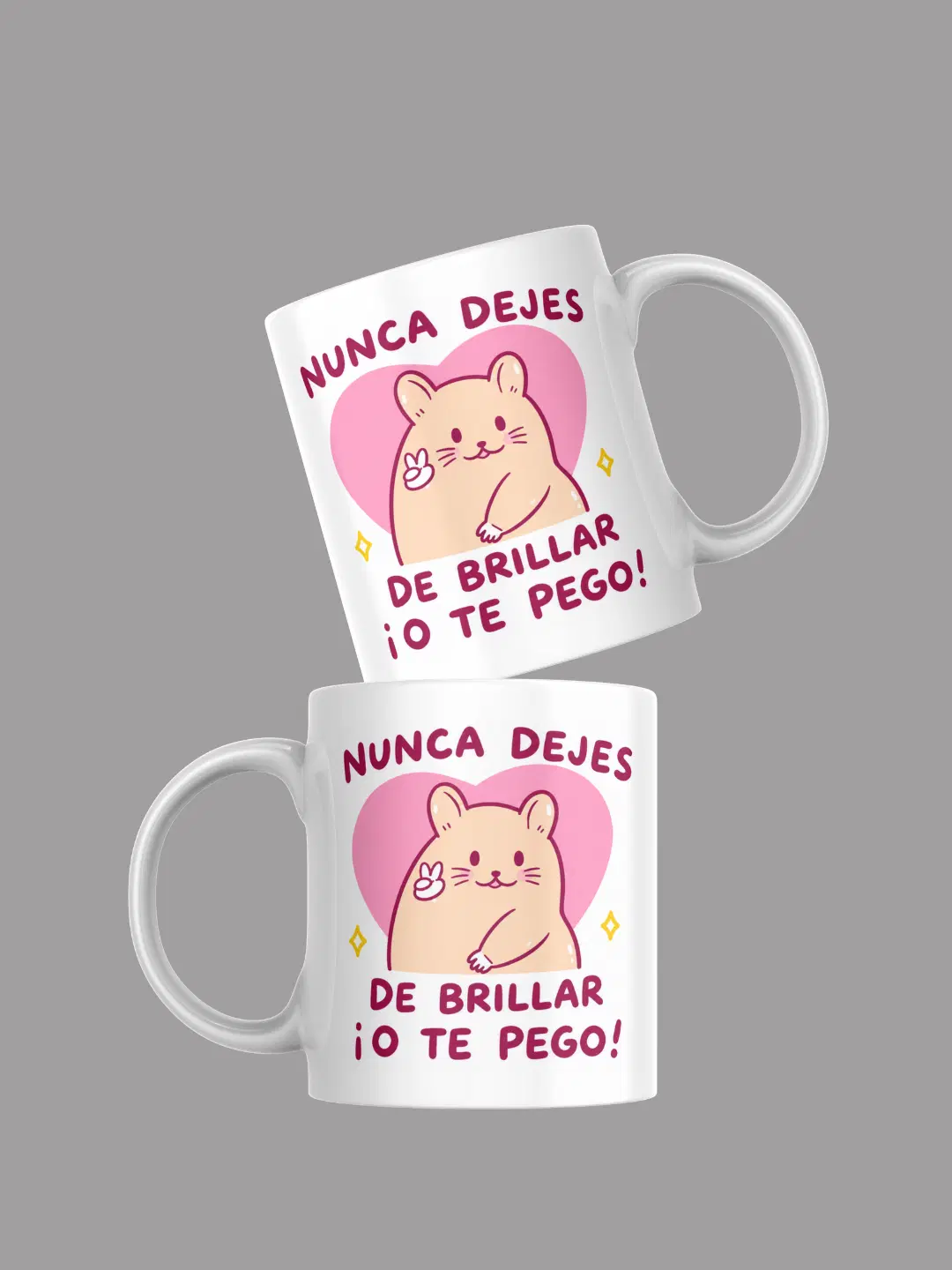Mug “Nunca dejes de brillar”